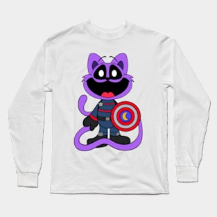 Purple Cat Of Me Long Sleeve T-Shirt